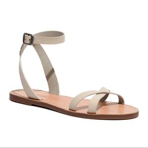 Madewell Boardwalk Creme Sandals